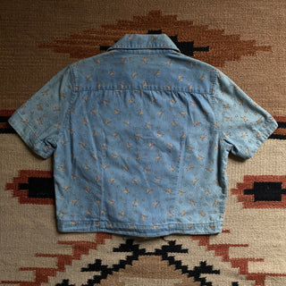 Vintage Horseshoe Shirt & Skirt Set for Women