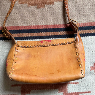 1970s Strawberry Tooled Purse