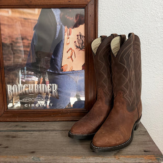 Brown Rodeo Texas Cowboy Boots - Men’s 9.5 D / Women’s 11
