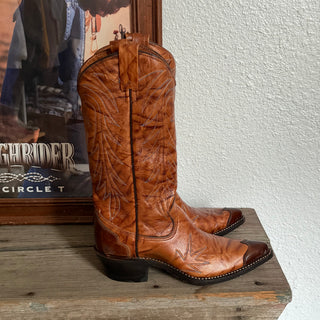 Tall Brown Texas Cowboy Boots - Women’s 6.5