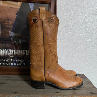 Marbled Texas Cowboy Boots - Women’s 9.5