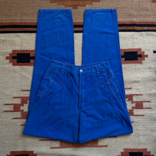 Vintage Ocean Blue Rockies 27 inch waist