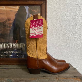 Brown 2 Tone Cowboy Boots - Women’s 6.5