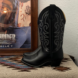 Black Texas Cowboy Boots - Women’s 7