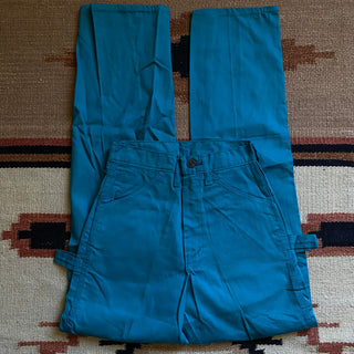 Vintage Dee Cee Turquoise West Coast Cowgirl Jeans 23 inch waist for Women