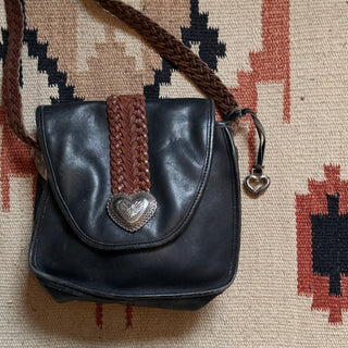 Heart Concho Leather Cowgirl Purse