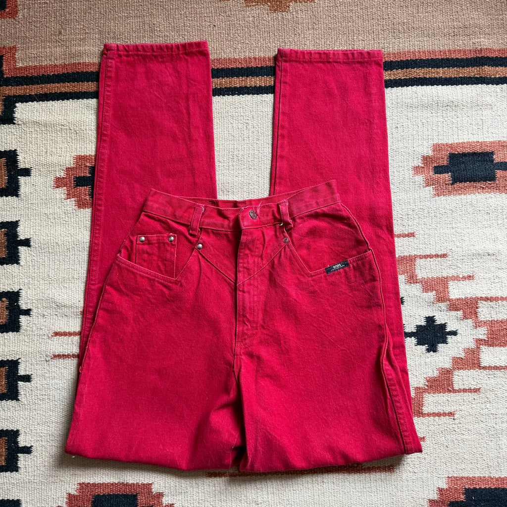 Red Ozark Mountain Jeans 25”