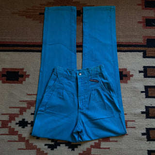 Vintage Blue Striped Rockies 24 inch waist for Women