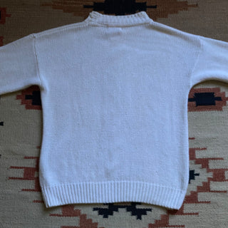 Cozy White Sweater - Large