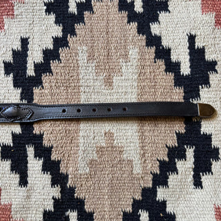 Black Beaded Western Belt - 27” - 29”