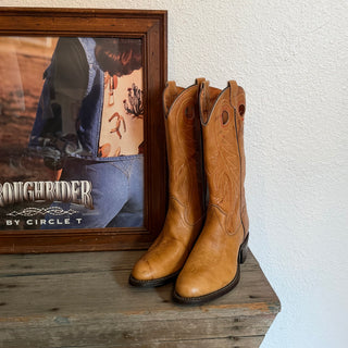 Brown Texas Cowboy Boots - Men’s 8.5 / Women’s 10