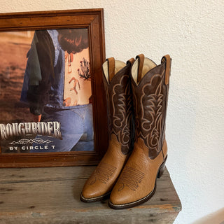 Brown Texas Cowboy Boots - Men’s 8.5 / Women’s 10