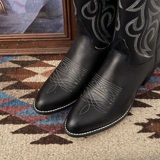 Black Texas Cowboy Boots - Women’s 7