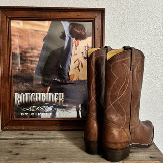 Country Brown Texas Cowboy Boots - Men’s 10 / Women’s 11.5