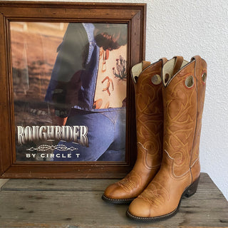 Summer Brown Texas Cowboy Boots - Women’s 6.5