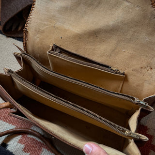 Tooled Leather 1960s Cowgirl Purse