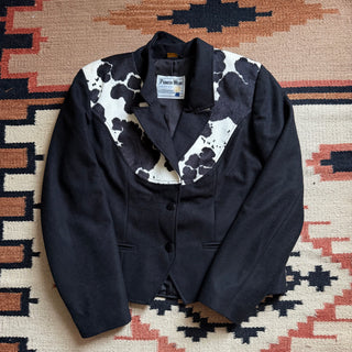 Vintage Cowhide Cowgirl Rare Blazer, Small for Women