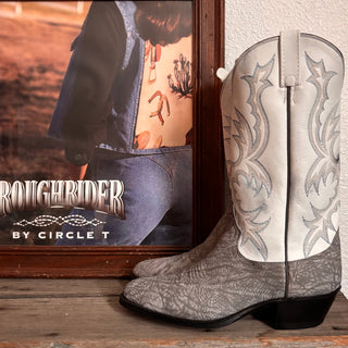 Vintage Dan Post Snowy Cowboy Boots, Men’s 8.5 / Women’s 10