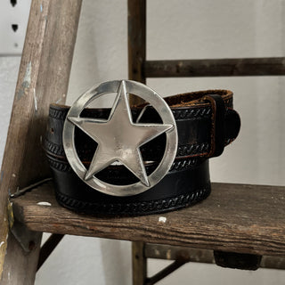 Lone Star Leather Belt - 30” - 33”