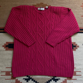 Cozy Pink Sweater - Large