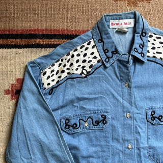 Chambray Cowgirl Shirt - Small