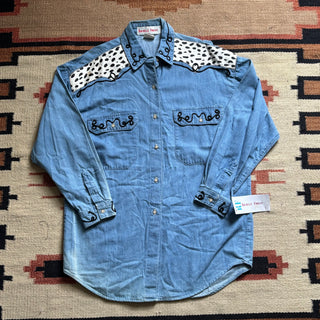 Chambray Cowgirl Shirt - Small