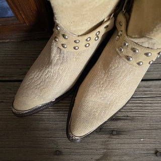 Suede Cowboy Boots - Women’s 5.5