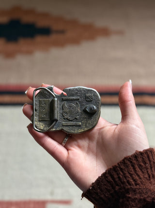 Vintage I’d Rather Be Fishing Belt Buckle for Men