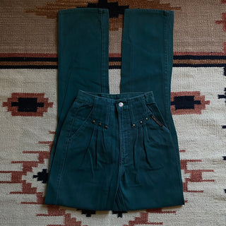 Vintage Rocky Mountain Green Jeans 24 inch waist for Women
