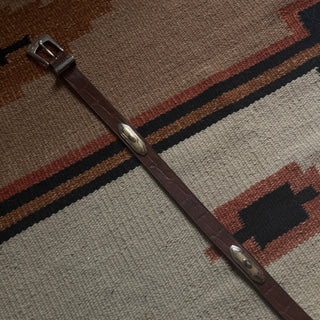 Vintage Brown Western Belt 33 inch, 36 inch waist for Women