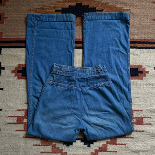 70s Bell Bottoms Jeans 26 inch waist for Women