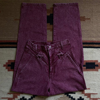 Vintage Purple Silverlake Wranglers 29 inch waist for Women