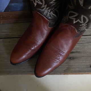 2 Tone Texas Cowboy Boots - Men’s 7 / Women’s 8.5