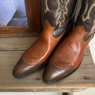 Brown Texas Cowboy Boots - Men’s 9 / Women’s 10.5