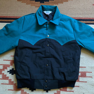 Turquoise Winter Cowboy Jacket - Small