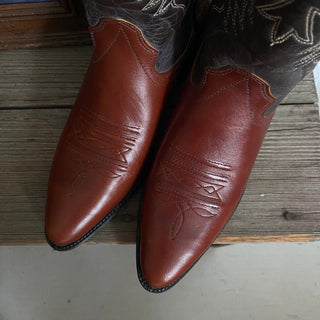 2 Tone Texas Cowboy Boots - Men’s 8 / Women’s 9.5