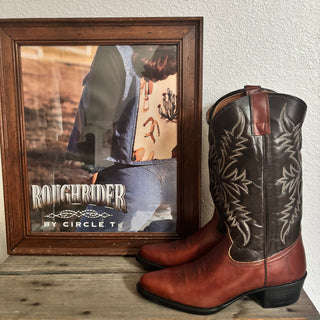 2 Tone Texas Cowboy Boots - Men’s 9 & 10 / Women’s 10.5 & 11.5