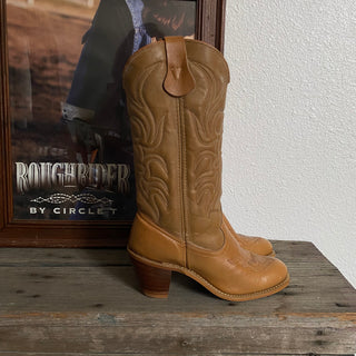 Brown Texas Cowboy Boots - Women’s 8
