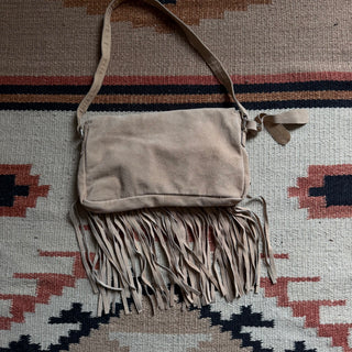 1970s Suede Fringe Purse