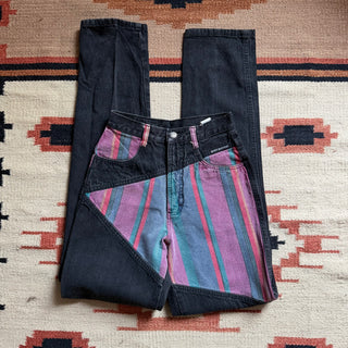 Vintage Rare Pastel Rockies 25 inch waist