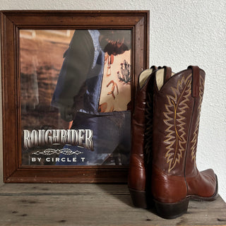 Redwood Brown Cowboy Boots - Men’s 7.5 / Women’s 9