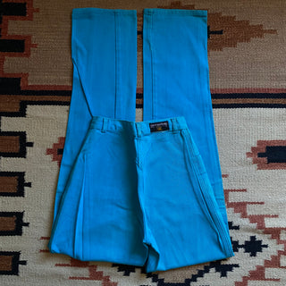 Vintage Bright Blue Rockies 24 inch waist for Women