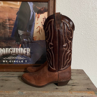 Brown Texas Cowboy Boots - Women’s 8 & 8.5
