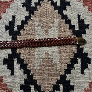 Braided Leather Belt - Any size up to 35”