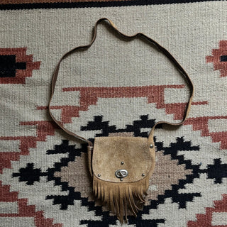 Fringe Leather Ridin’ Pouch