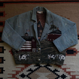 Vintage Rare Farmhouse Jacket, Medium for Women