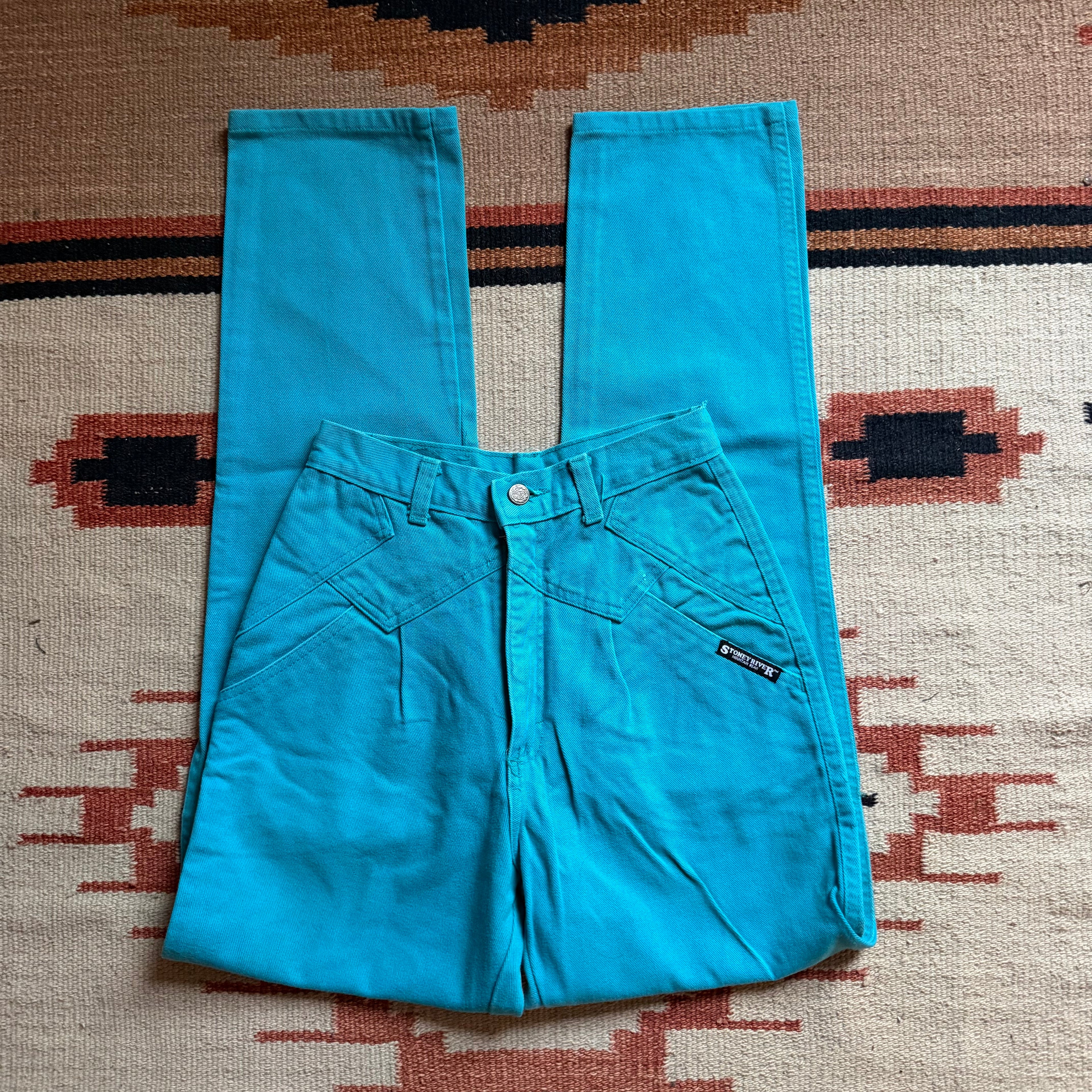 Stoney River Turquoise Jeans 24”