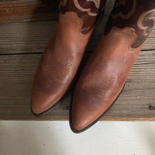 Brown Texas Cowboy Boots - Women’s 8 & 8.5