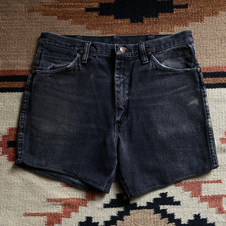 Vintage Black Wrangler Shorts 31 inch waist