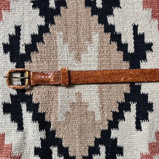 Genuine Snakeskin Belt - 35” - 38”